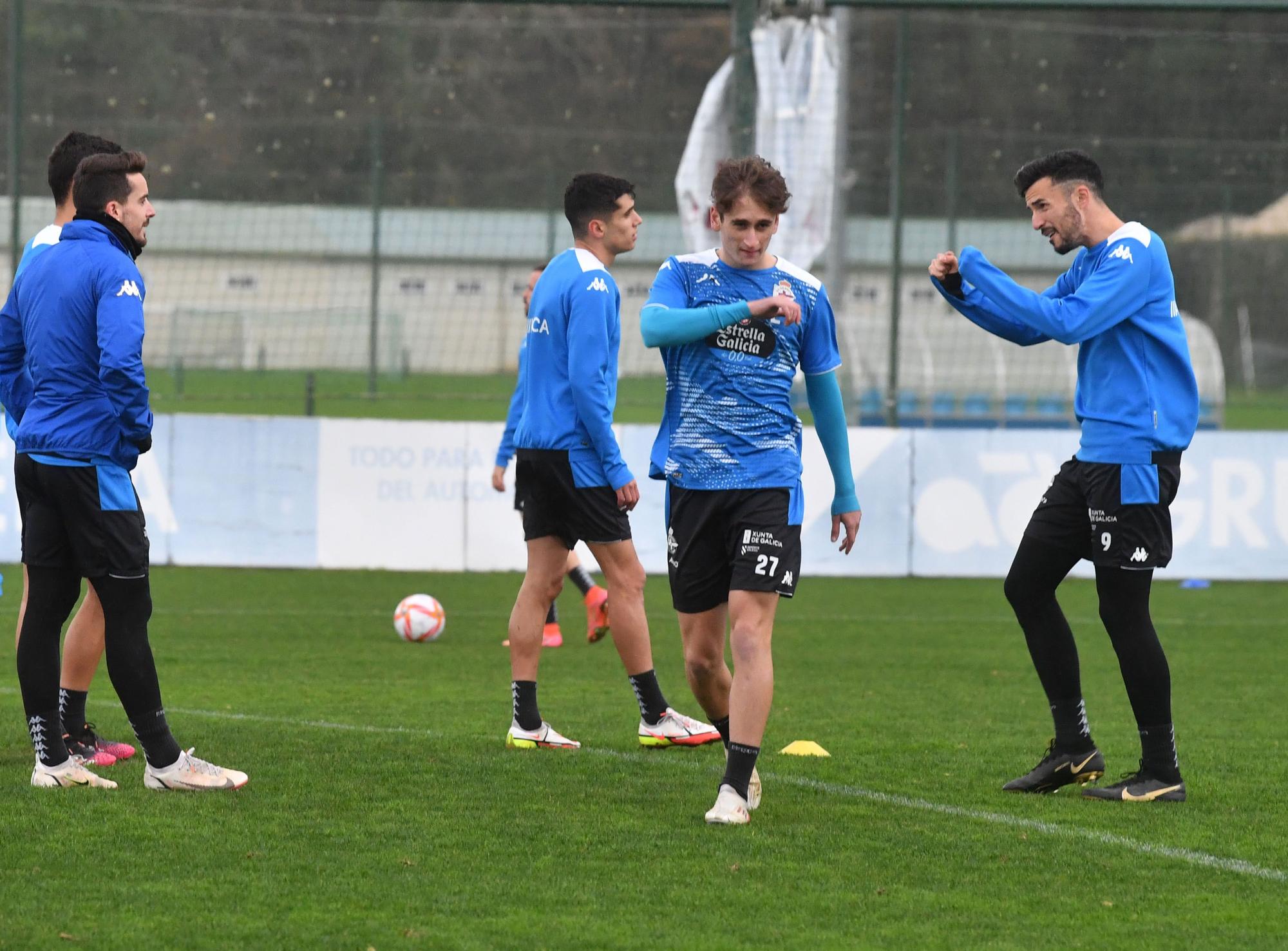 El Dépor regresa a los entrenamientos con cinco bajas