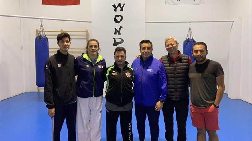 La selección mexicana, con el CD Taekwondo Sales