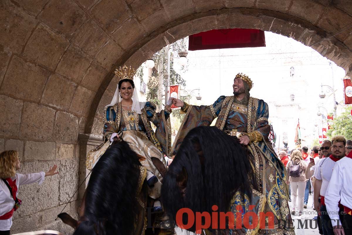 Moros y Cristianos en la mañana del día dos en Caravaca