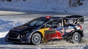 Ogier con ford en montecarlo