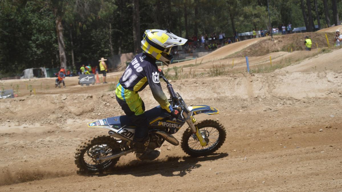 Hugo Refojos, ganador en 50 cc.