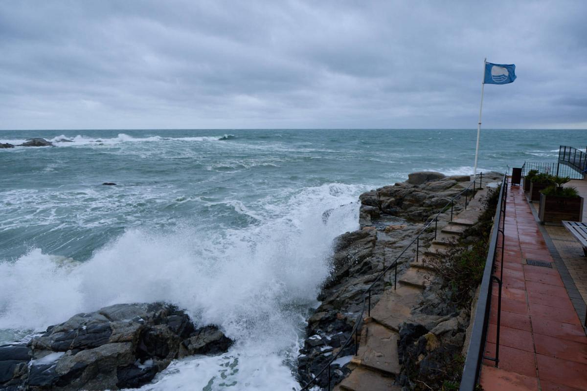 Les imatges del temporal a les comarques gironines