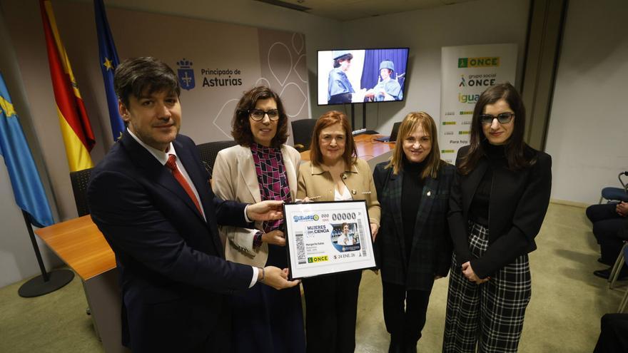 El cupón de la ONCE que homenajeará a una "ilustre" científica asturiana