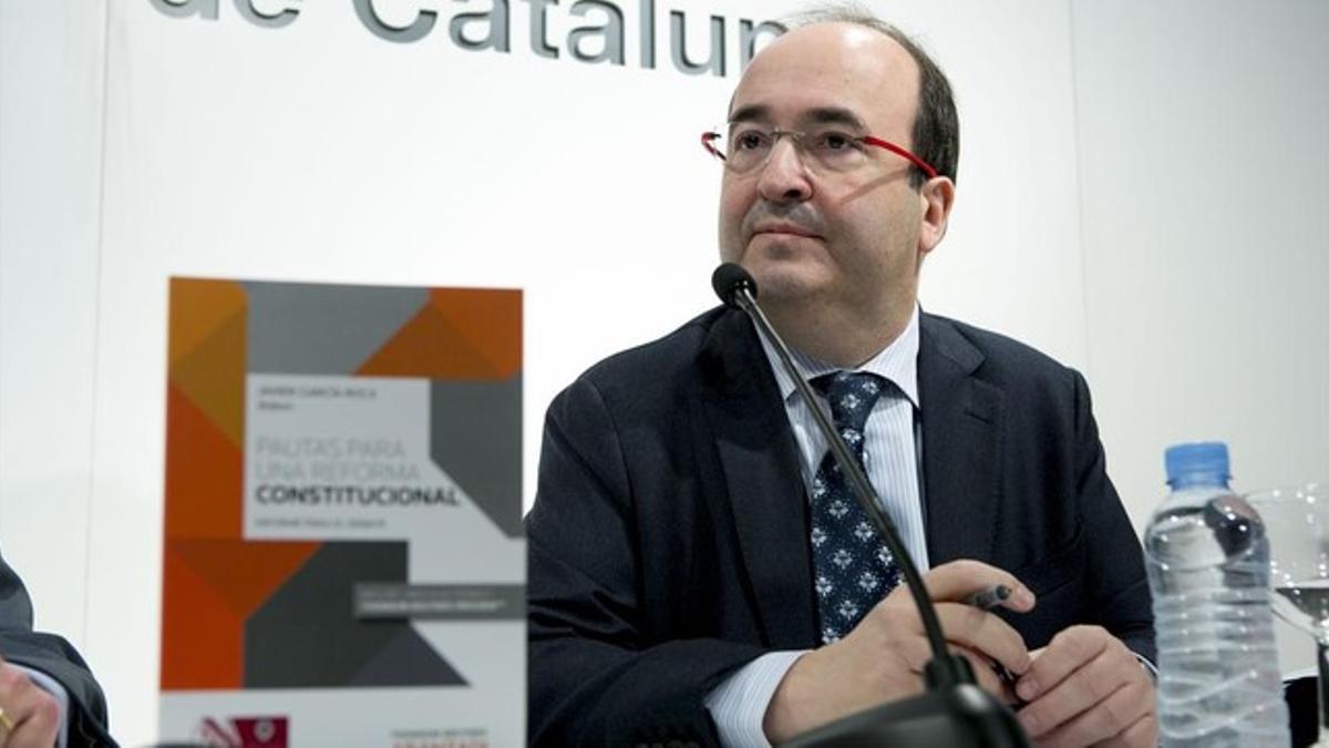 El primer secretario del PSC, Miquel Iceta, el pasado 29 de enero en Barcelona.