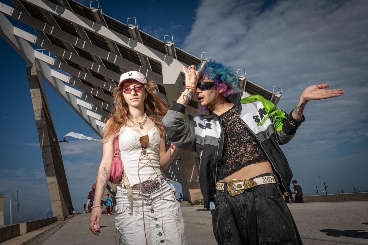 Ambiente durante la primera jornada del Primavera Sound 2024.