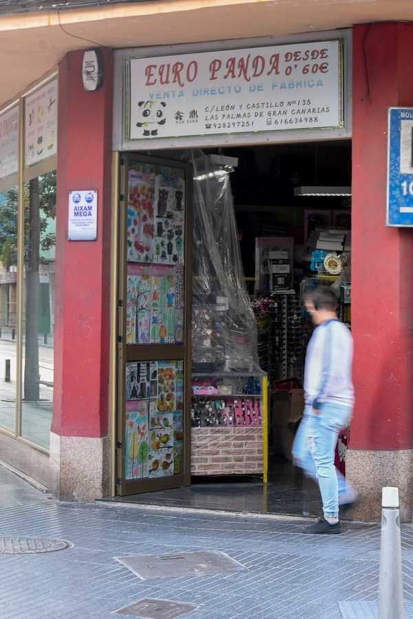 Comercios chinos en la capital grancanaria