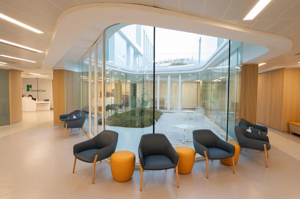 Interior de las instalaciones de GenesisCare en Málaga
