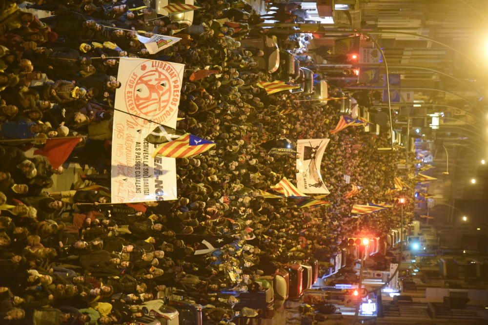 Manifestació del 21-F a Manresa