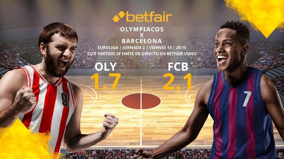 Olympiacos BC vs. FC Barcelona: horario, TV, estadísticas, clasificación y pronósticos de la Euroliga