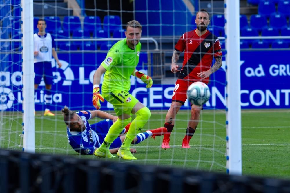 El Dépor rescata un punto ante el Rayo: 3-3