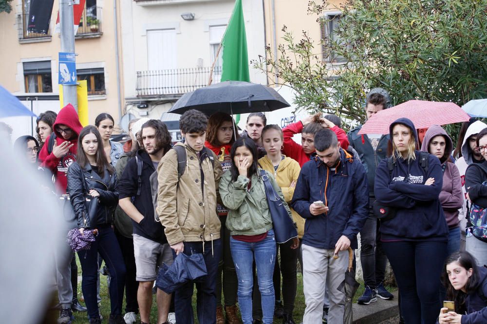 Protesta estudiantil a Girona.