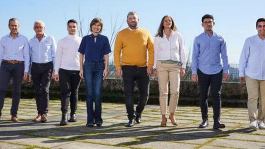 Integrantes de la lista de Nava Castro, candidata del PP.   | // D.P.