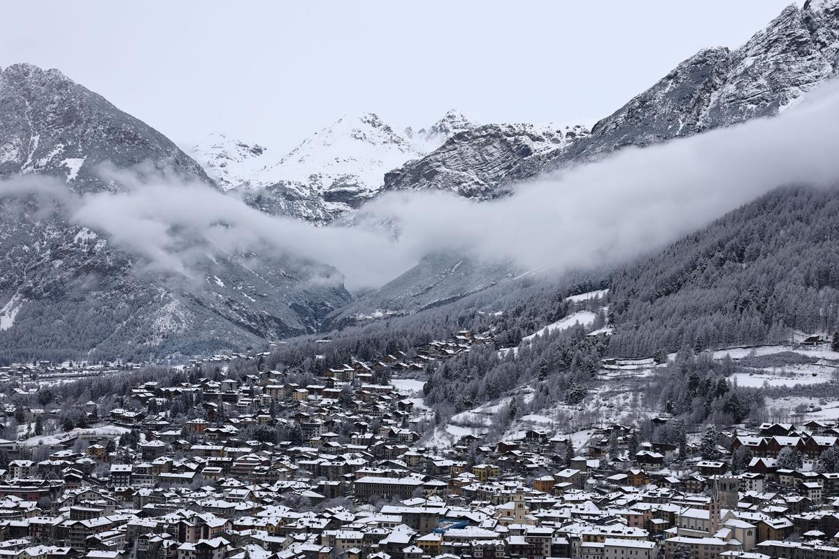 Fotografía que muestra una panorámica de general de Bormio