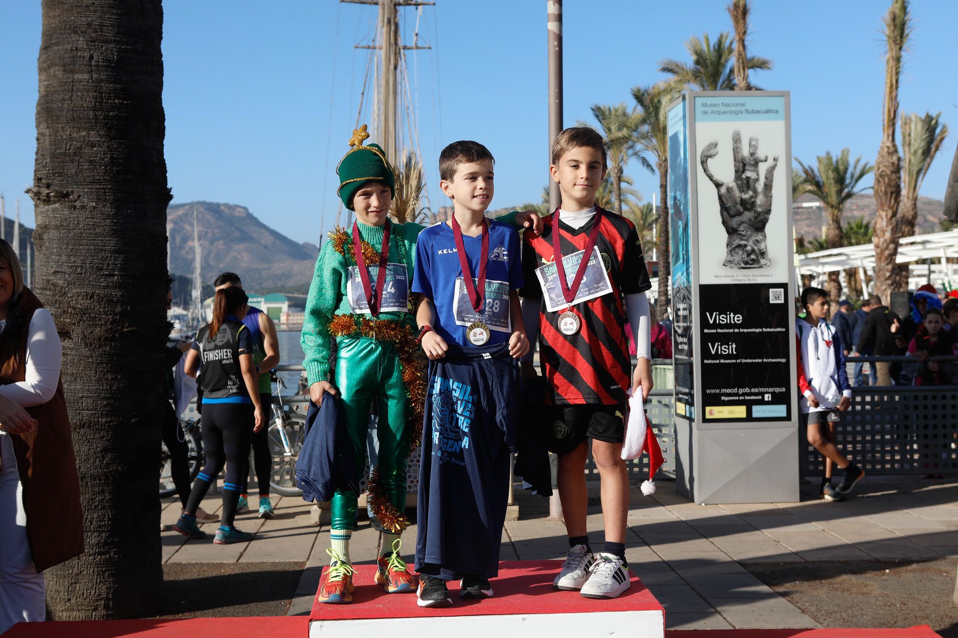 San Silvestre 2022 de niños en Cartagena