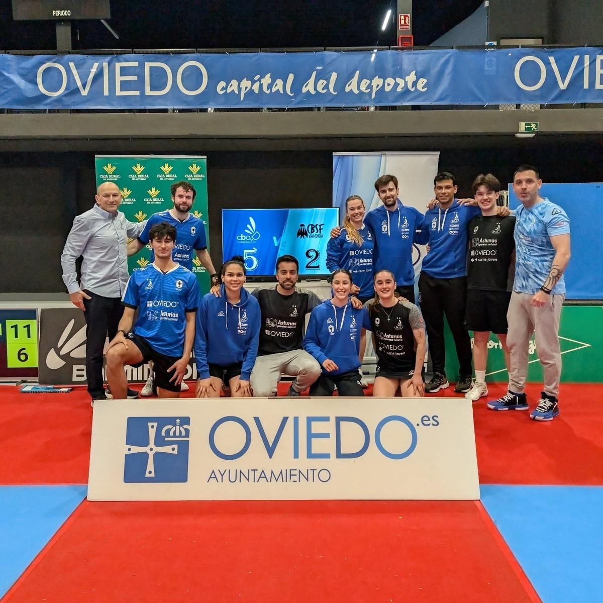 Los miembros del equipo al final del encuentro del pasado fin de semana.