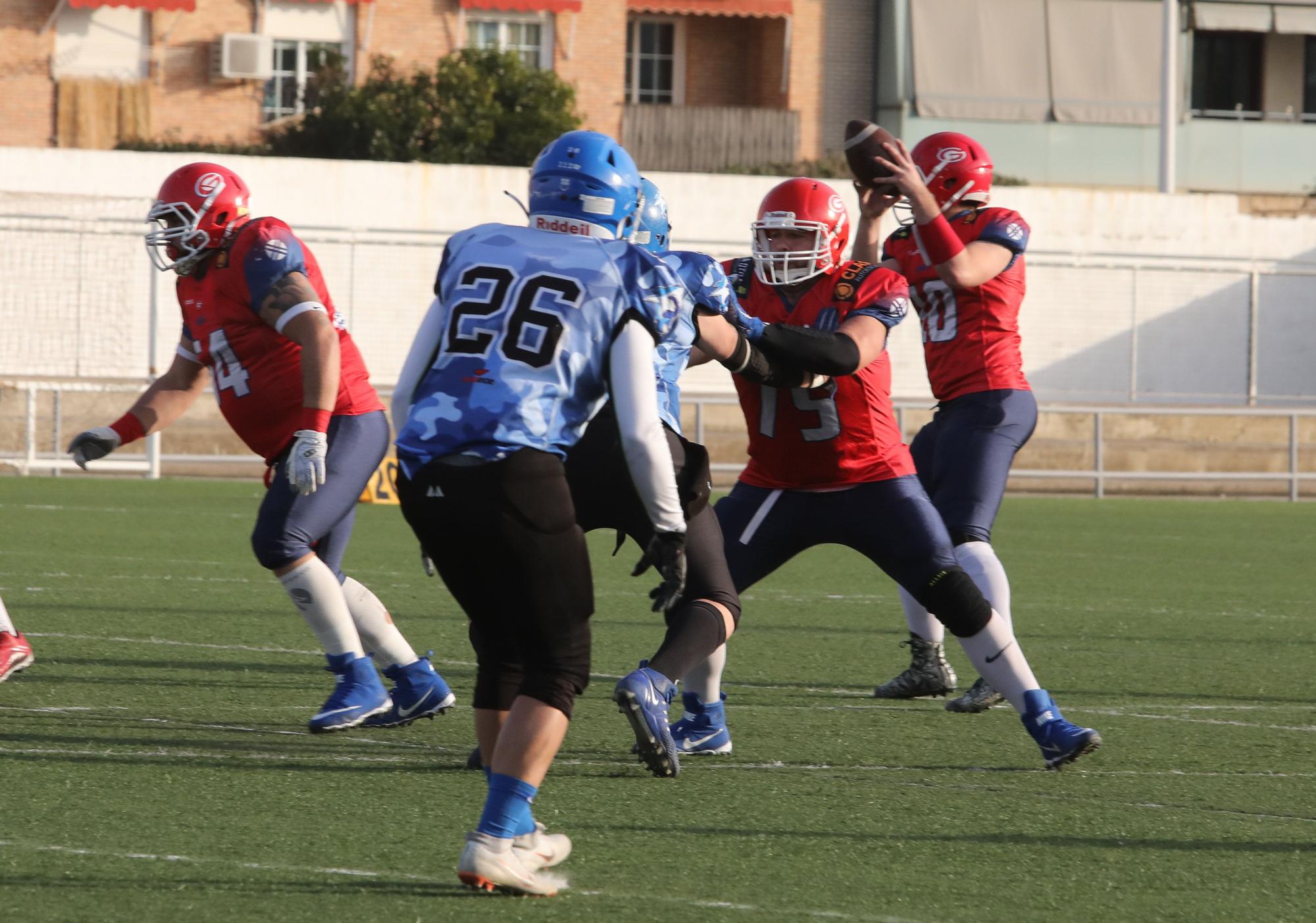 Valencia Giants contra Alicante Sharks de LNFA Serie B