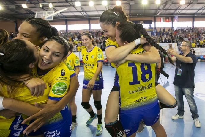 12.05.19. Telde, Gran Canaria. Balonmano femenino temporada 2018-19. Rocasa Gran Canaria-Pogon Szczcin. Final EHF Challenge Cup. Pabellón Rita Hernández . Foto Quique Curbelo  | 12/05/2019 | Fotógrafo: Quique Curbelo