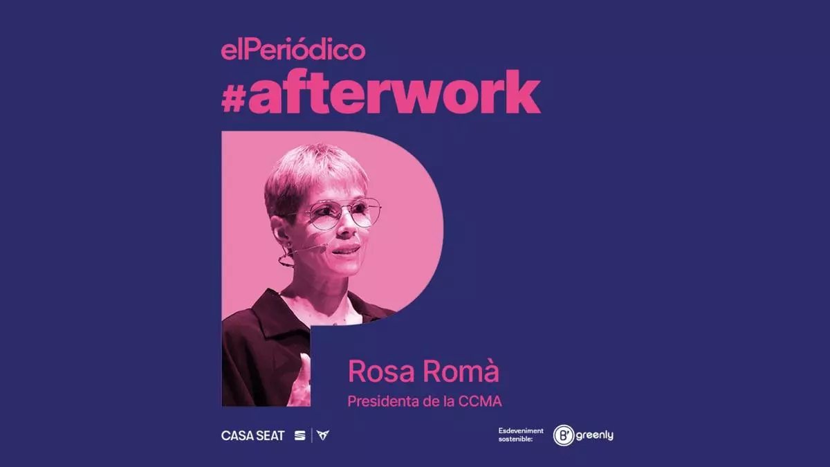 Así ha sido el 'afterwork' de EL PERIÓDICO con Rosa Romà