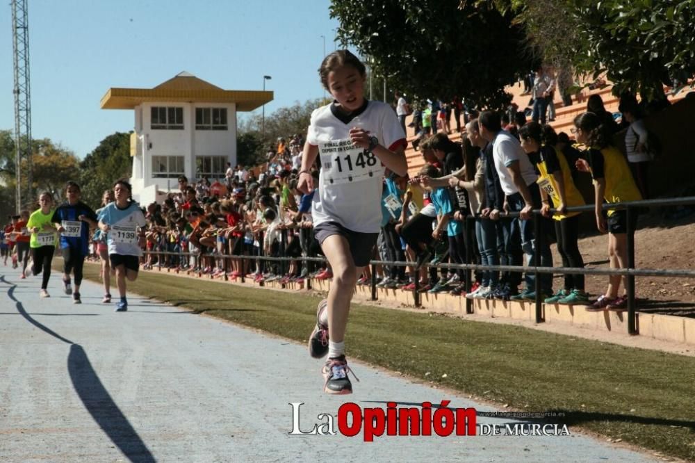 Final Cross Escolar de Lorca: Benjamin femenino