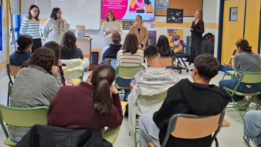 Actividad desarrollada ayer en el IES Pintor Colmeiro.