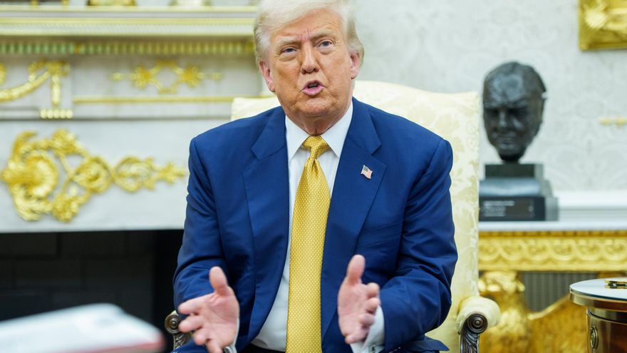 Trump aterriza en Escocia para promocionar sus resorts y estrechar lazos con el Reino Unido