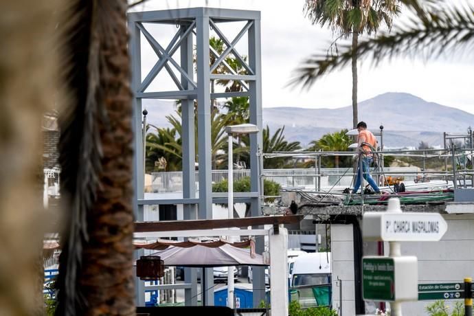 OBRAS ILEGALES CERCA DE LA CHARCA DE MASPALOMAS