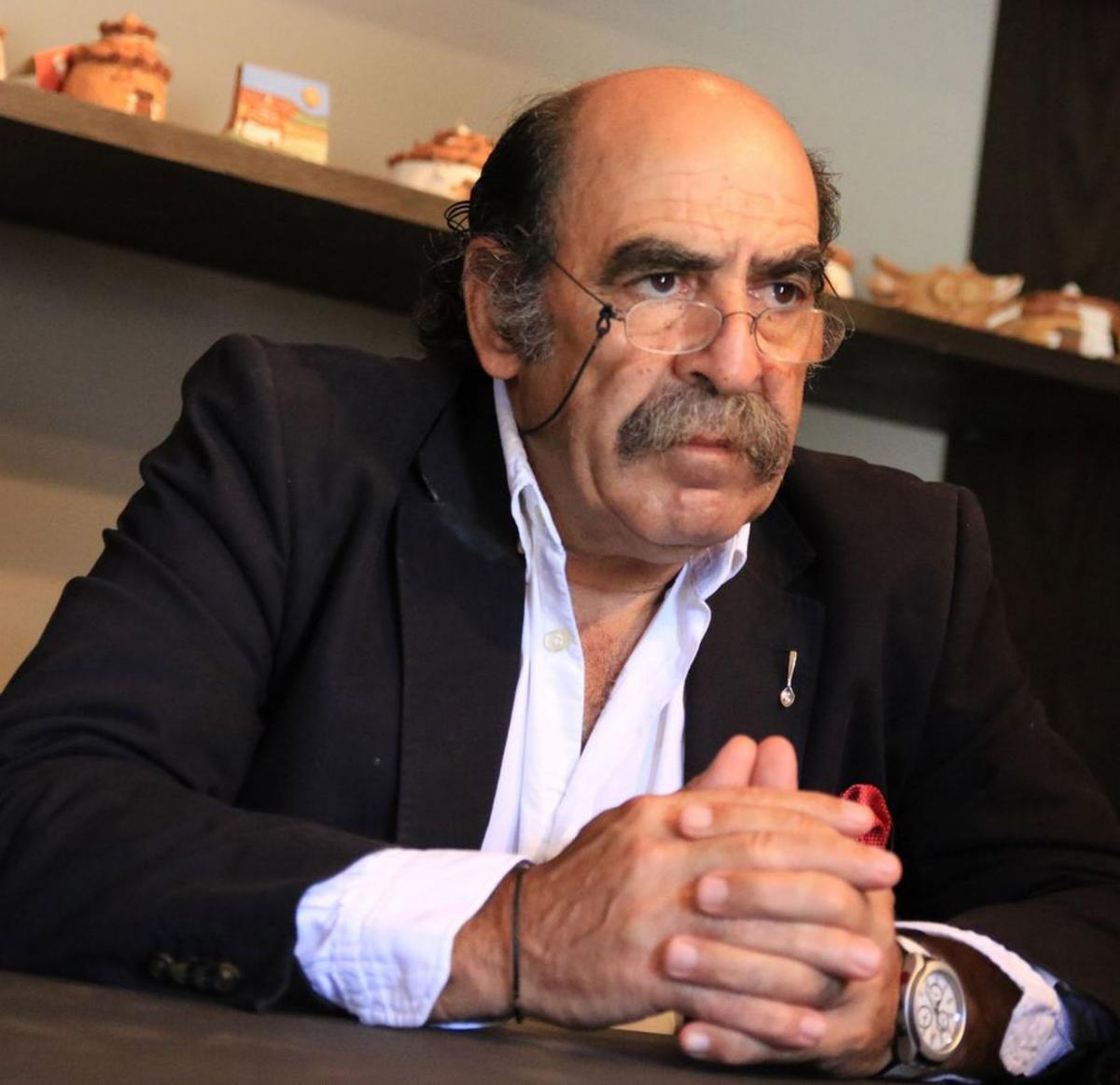 Cecilio Lera, en una entrevista en las elecciones de 2015. | J.L. Fernández