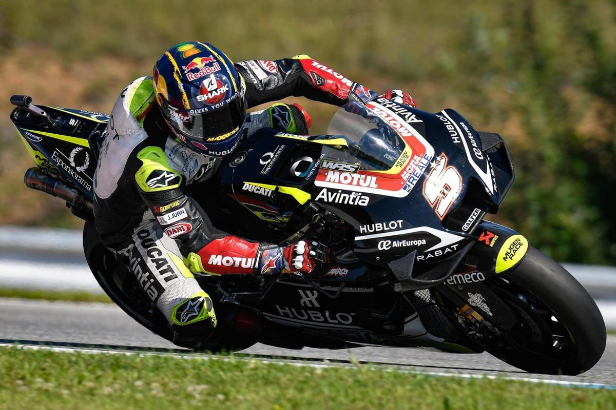 Johann Zarco en acción
