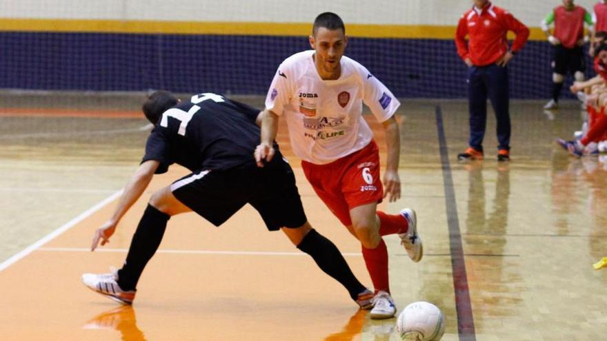 Rubén Cala, durante un partido.