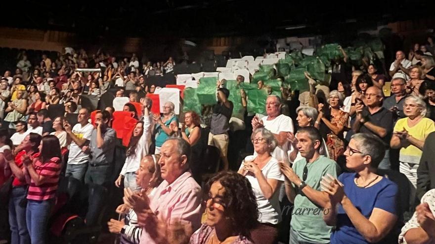 El Víctor Jara se viste con la bandera de Palestina