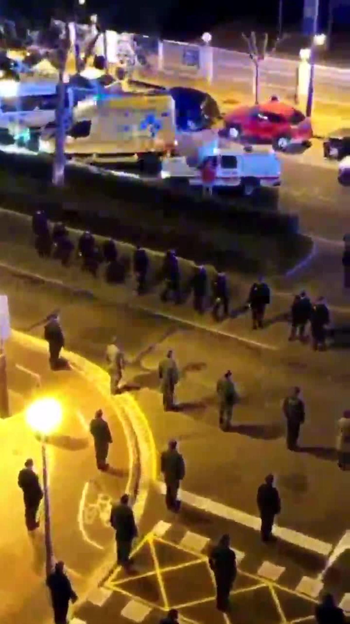 Homenaje al jefe de los GAR de la Guardia Civil, teniente coronel Jesús Gayoso,  fallecido por coronavirus.