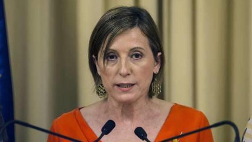 La presidenta del Parlament, Carme Forcadell.