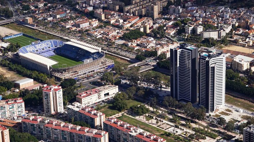 Una encuesta muestra la división de opiniones sobre las torres de Martiricos entre los vecinos de Málaga