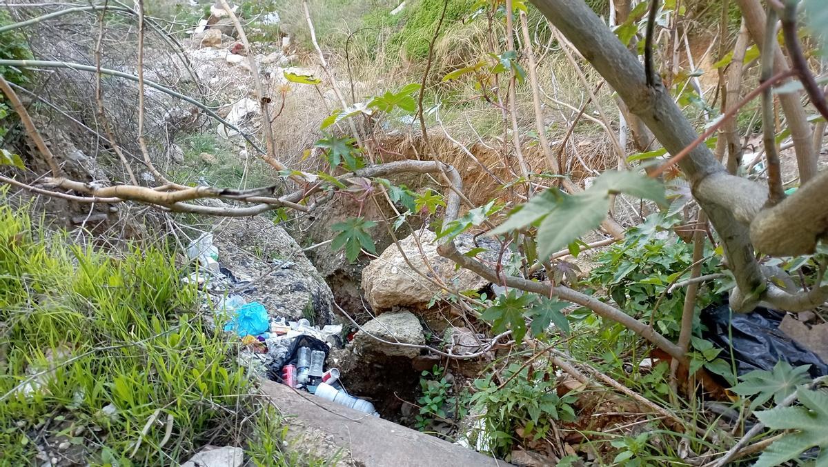 Un tramo del arroyo del Cuarto, junto a Carlinda.