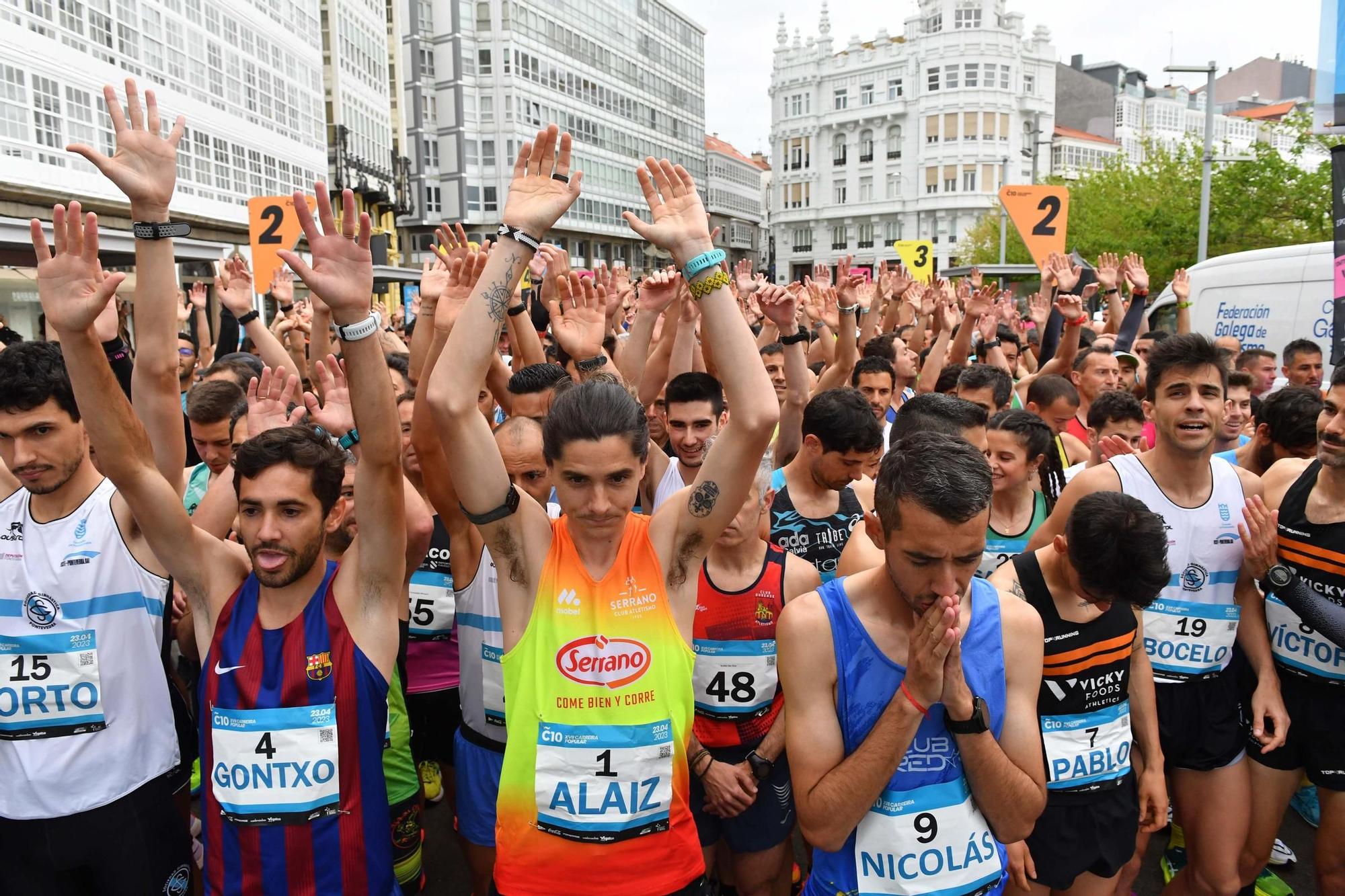 Carrera popular Coruña10: 2.186 corredores cruzaron la línea de meta