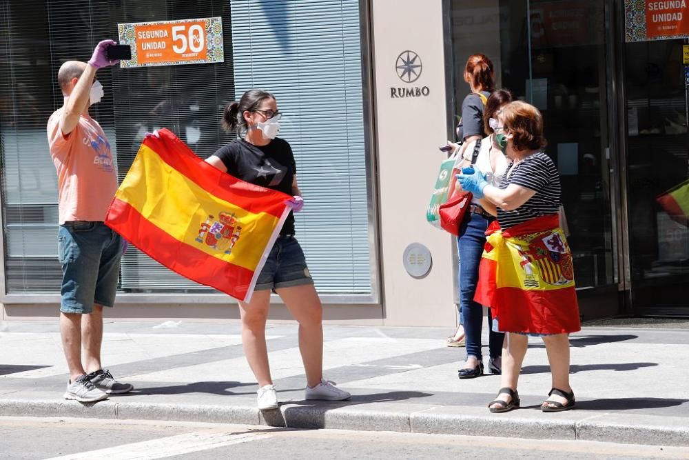 Manifestación contra el Gobierno de Sánchez