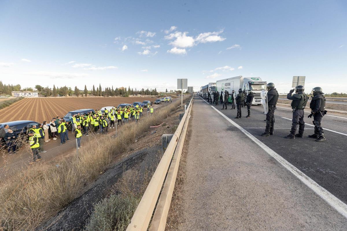 Las protestas en Torre Pacheco, Murcia