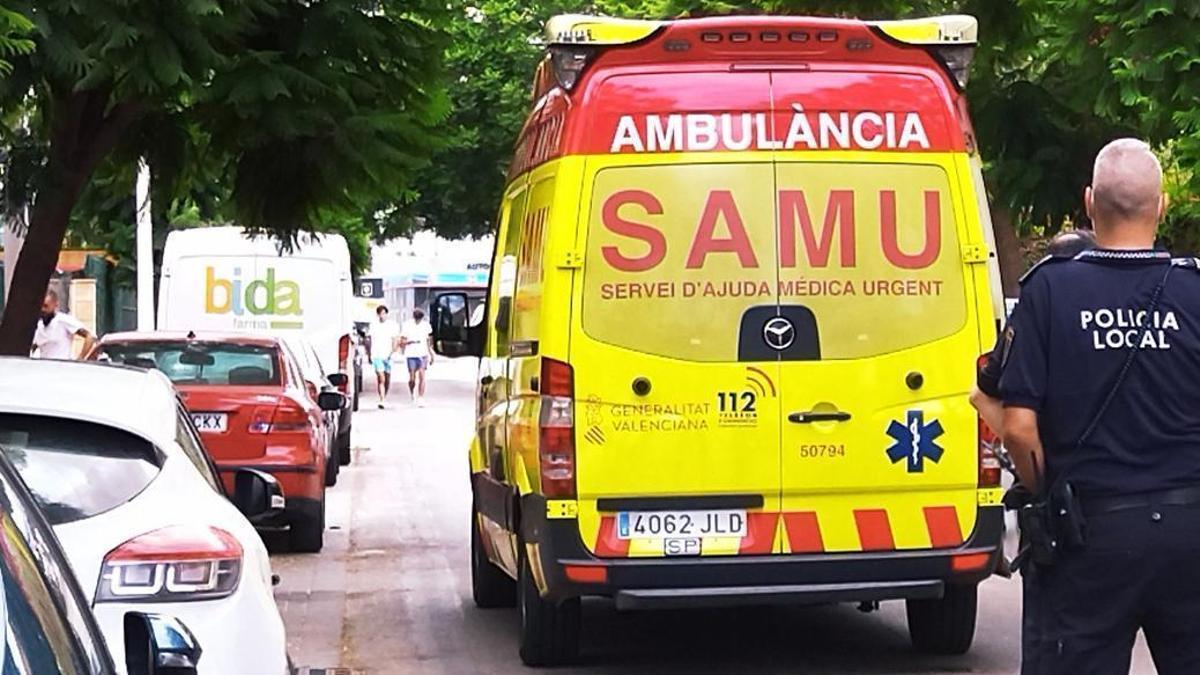Imagen de archivo de una ambulancia del SAMU.