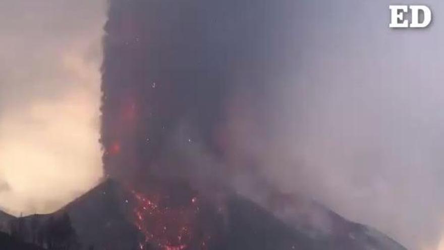 El volcán de La Palma vuelve a una fase explosiva