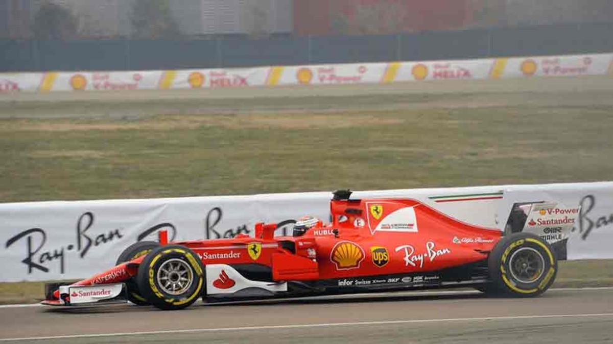 Raikkonen, en pista con el nuevo Ferrari