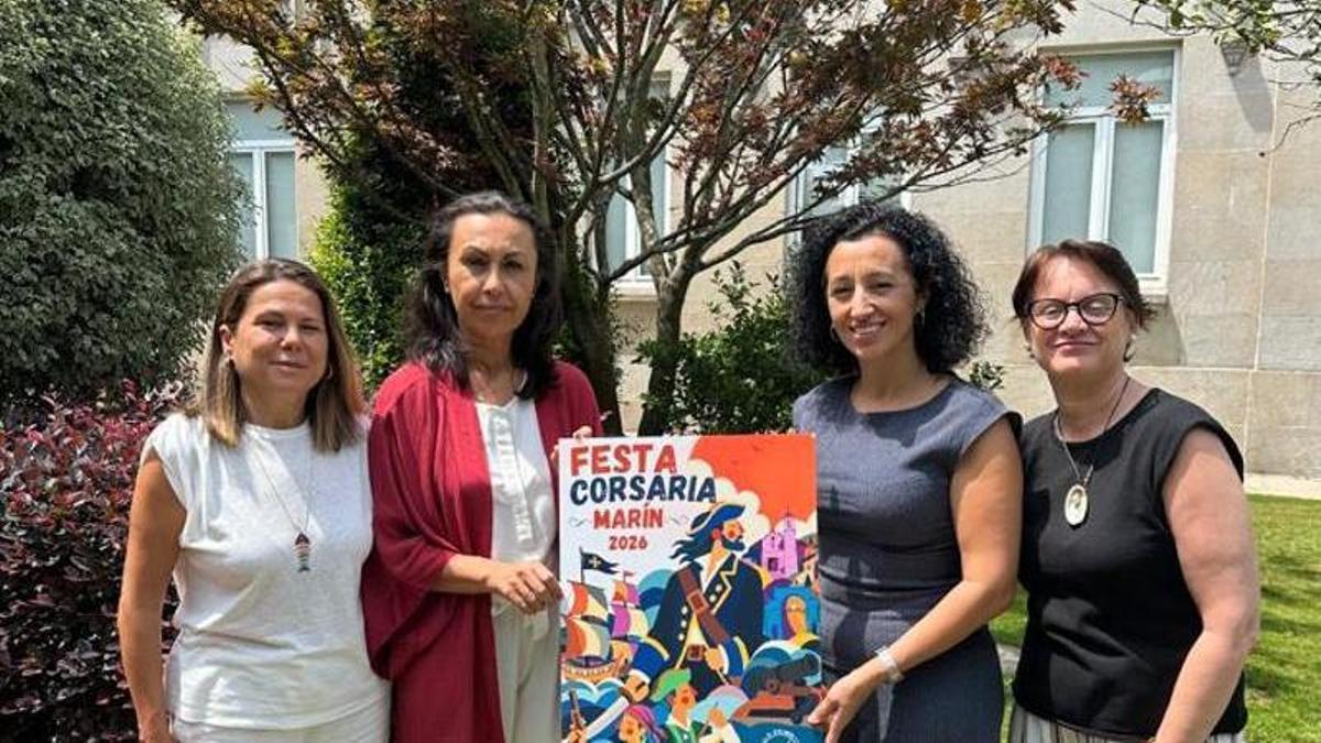La alcaldesa María Ramallo durante la presentación