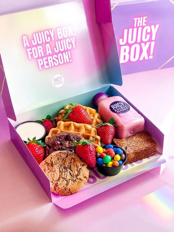 Caja de desayuno para San Valentín The Juicy Box