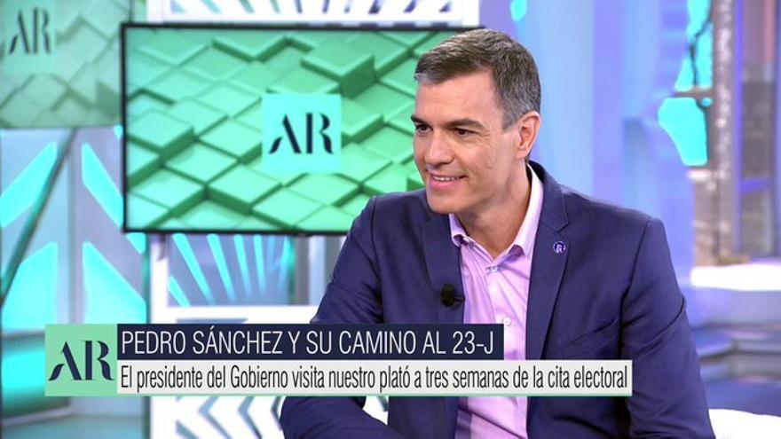 Pedro Sánchez, en l'entrevista.