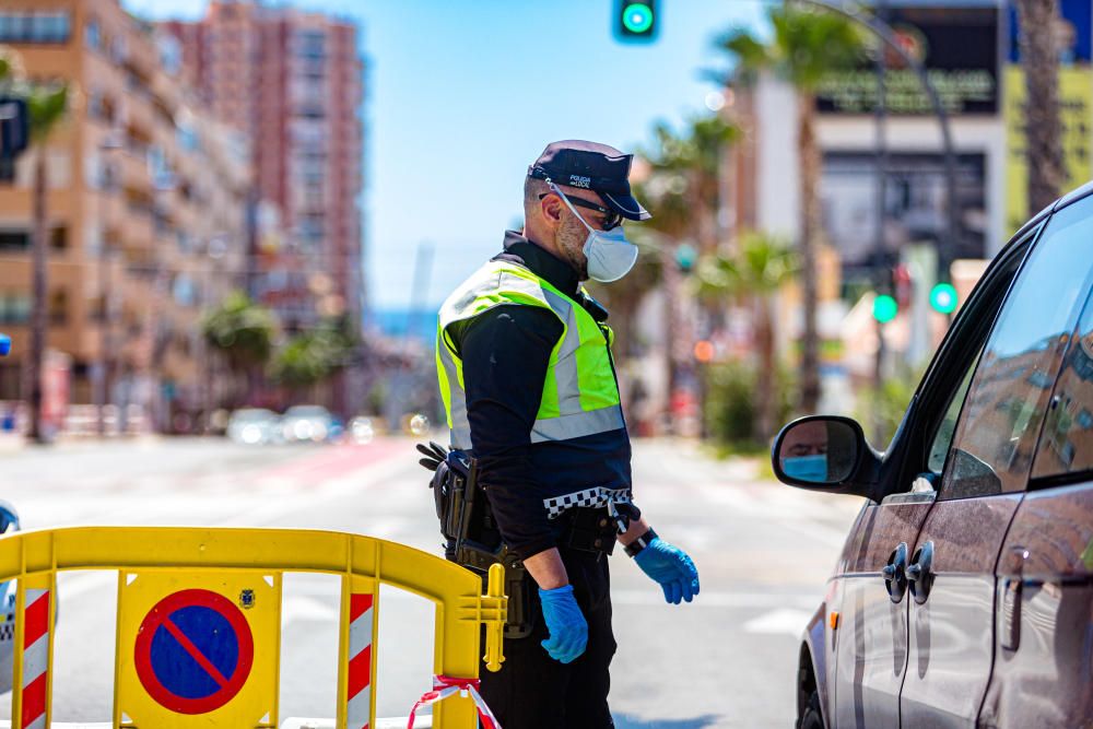 Benidorm refuerza los controles este puente para evitar desplazamientos a segundas residencias