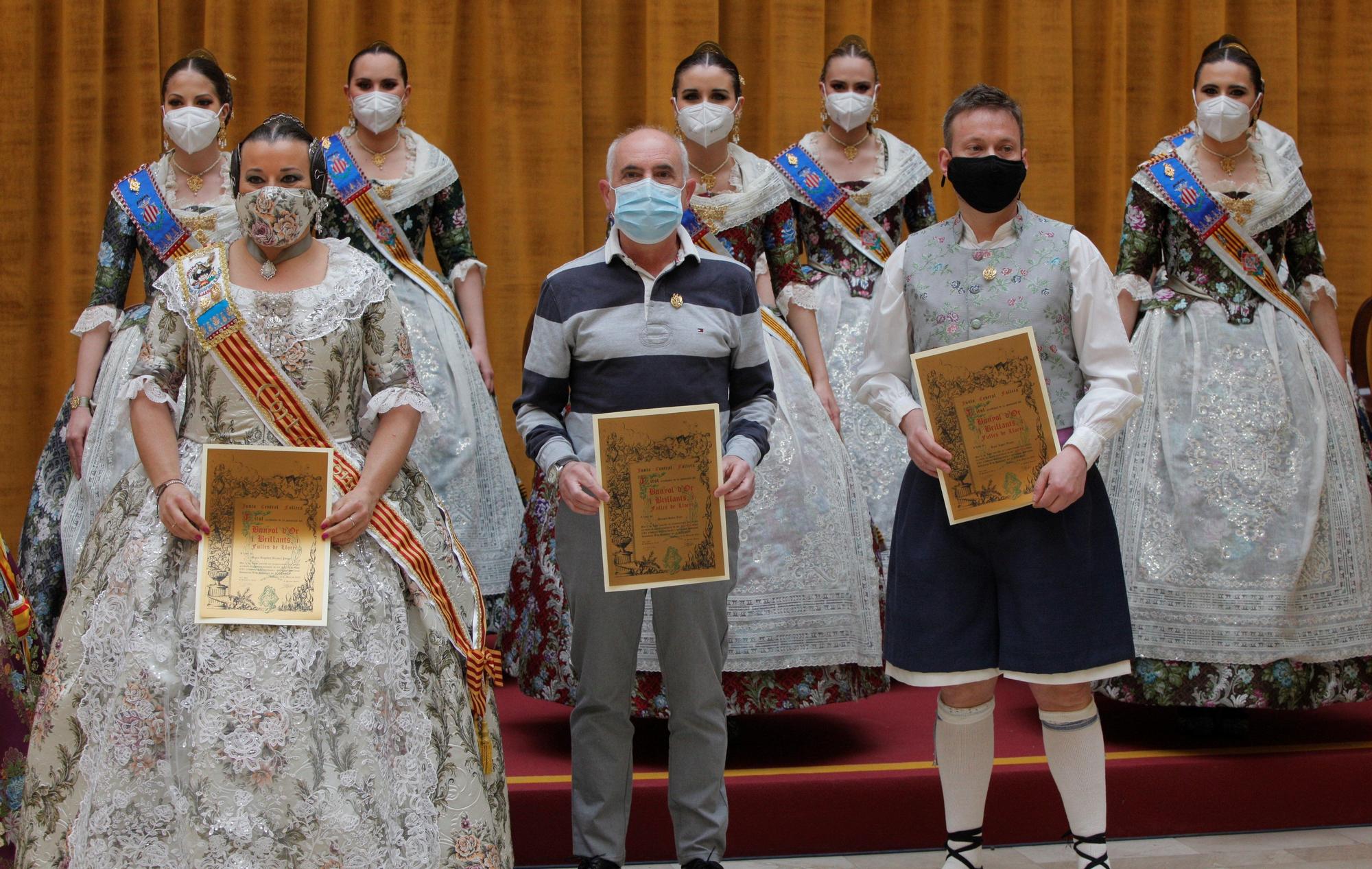 Tres tandas de "brillants" en las fallas de Malvarrosa-Cabanyal-Beteró