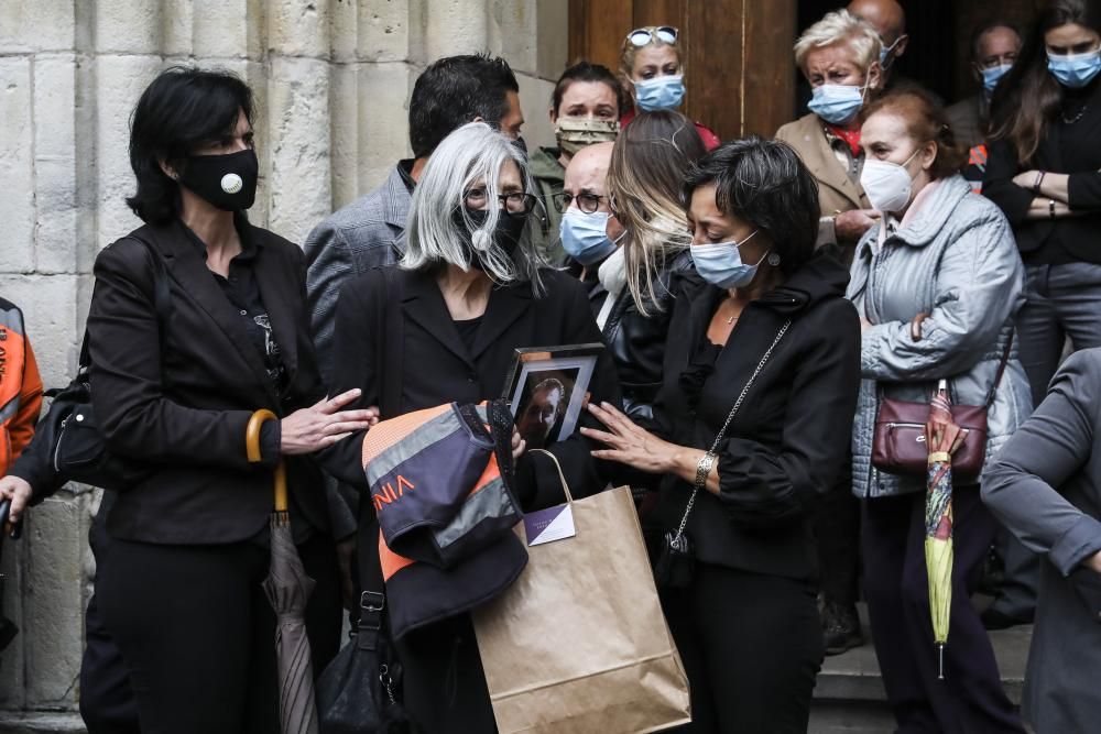 Funeral en Gijón por el motorista Vicente Navarro