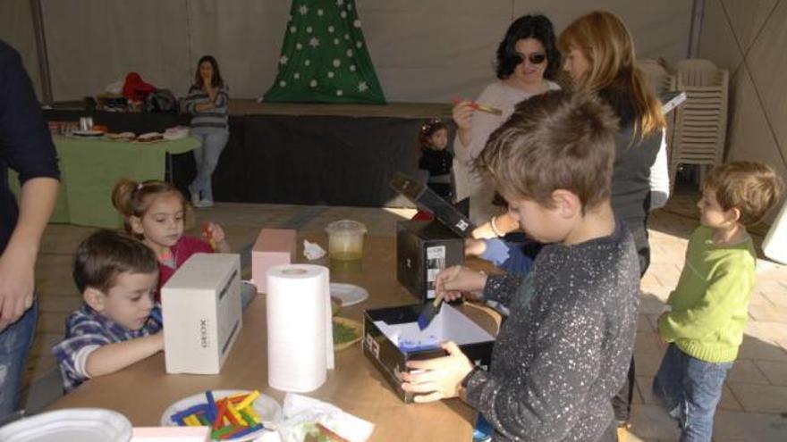 Los niños participantes disfrutaron con el taller.