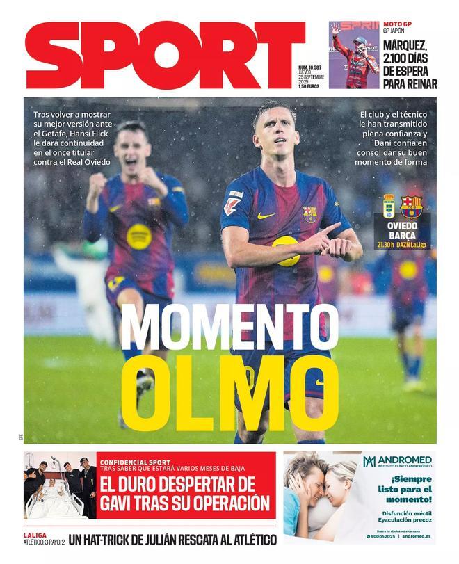Las portadas de la prensa deportiva de hoy