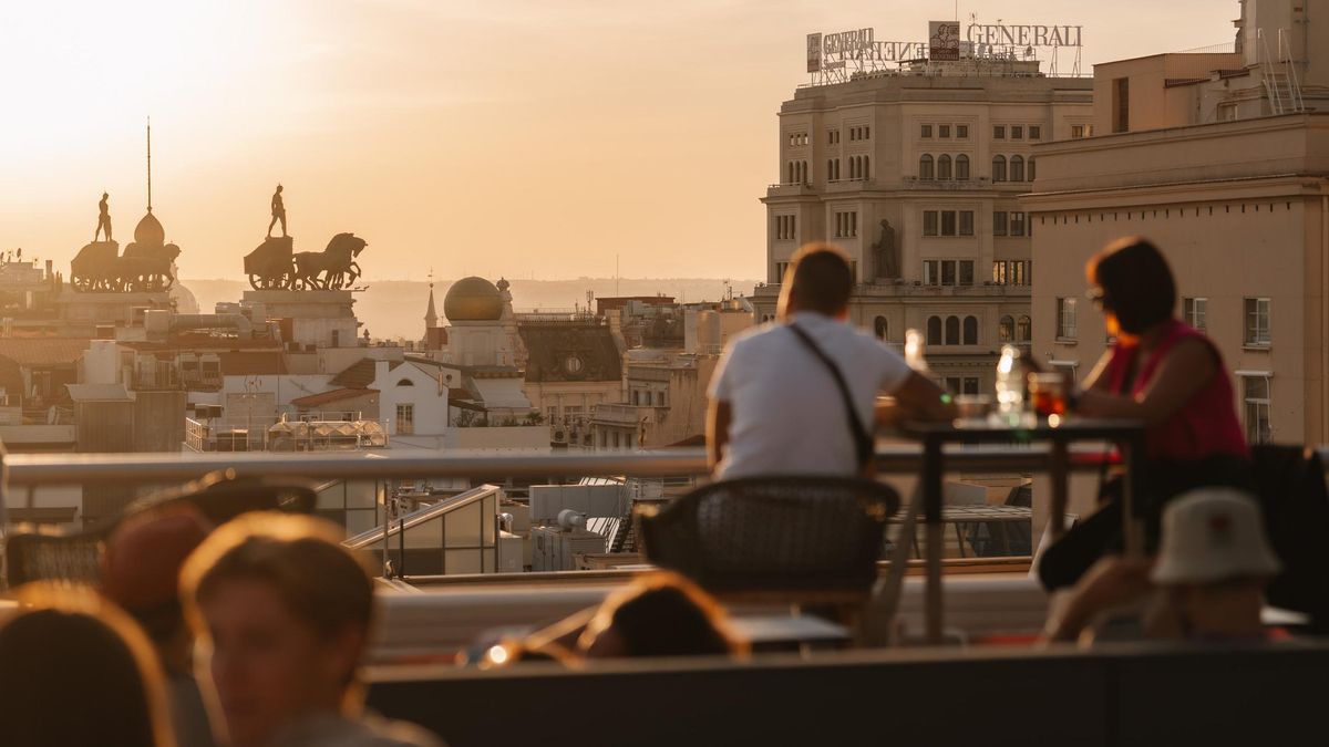 Foto de la terraza del Círculo de Bellas Artes en Madrid.