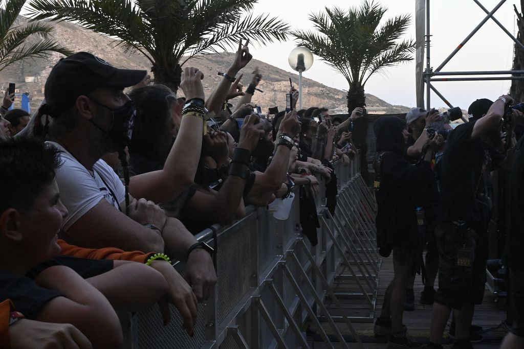 Ambiente de la segunda jornada del Rock Imperium Festival en Cartagena